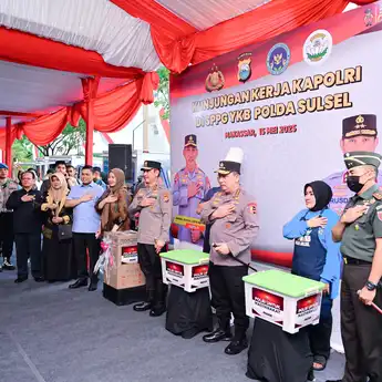 Kapolri Tinjau SPPG Polda Sulsel, Pemprov Apresiasi Program Bergizi Gratis