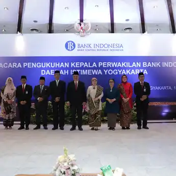 Gubernur Bank Indonesia Kukuhkan Sri Darmadi Sudibyo sebagai Kepala Perwakilan BI DIY