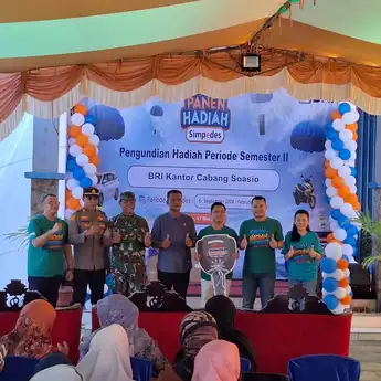 BRI Cabang Soa Sio Bagikan Mobil dan Puluhan Hadiah ke Nasabah