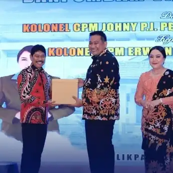 Hadiri Pisah Sambut Danpomdam, Wabup PPU: Mudahan Kerja Sama dengan TNI Terus Berjalan