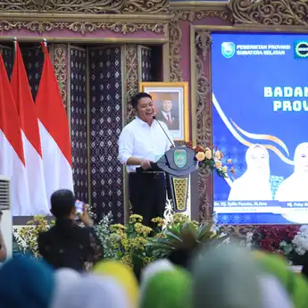 Pelantikan BKMT Sumsel 2025–2030: Gubernur Ajak Perkuat Peran Ibu dalam Pendidikan Anak