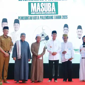 Ratu Dewa Resmikan Program MASUBA, Marbot Masjid Kini Dapat Insentif Bulanan