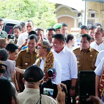 Gubernur Sumsel dan Tiga Menteri Tinjau Pembentukan Koperasi Merah Putih di Banyuasi