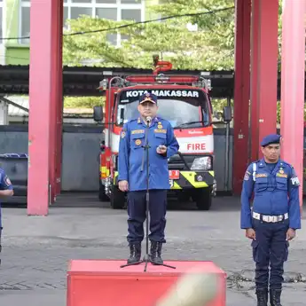 Wali Kota Makassar Apresiasi Kinerja Damkarmat, Tegaskan Peran Strategis dalam Layanan Kemanusiaan
