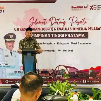Wabup Muba Buka Job Fit Pejabat Eselon II: Pastikan Kinerja Sesuai Arah Pembangunan