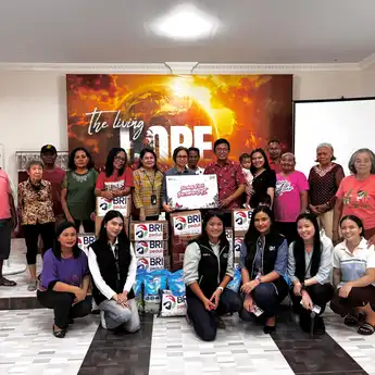 BRI Group Peduli Serahkan Bantuan CSR ke GMAHK Tuna Manado