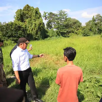 Percepat Penanganan Banjir di OKU, Gubernur Sumsel Tinjau Lokasi Kolam Retensi