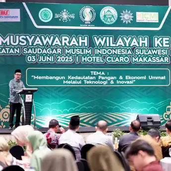 Sekda Sulsel Buka Muswil ISMI, Dorong Kedaulatan Pangan Lewat Teknologi dan Inovasi