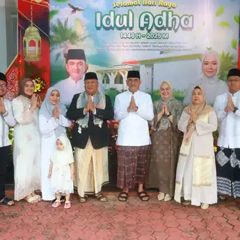 Sekda Sumsel Gelar Open House Idul Adha, Ajak OPD dan Masyarakat Pererat Silaturahmi
