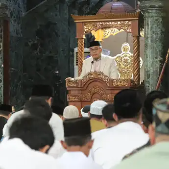 Idul Adha di Darus Said, Sekda Aprizal Ajak Masyarakat Doakan Jamaah Haji