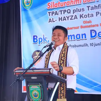 Gubernur Herman Deru Resmikan TPA/TPQ Plus Tahfizh Al Hayza, Dorong Generasi Religius untuk Menyongsong Bonus Demografi