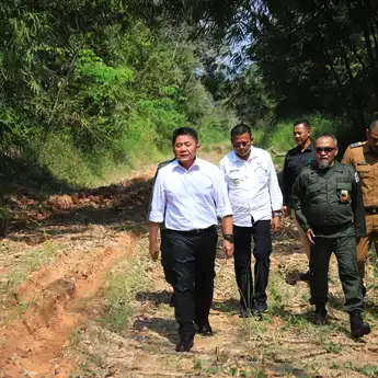 Gubernur Herman Deru Tinjau Jalan Nigata Kota Prabumulih, Minta Pertamina Bangun Akses Jalan