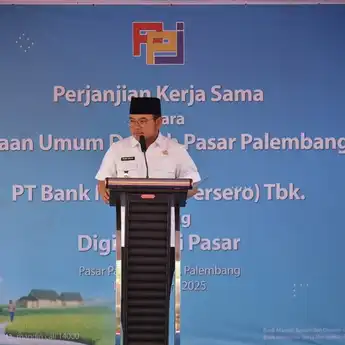 Wakil Walikota Palembang Berikan Apresiasi atas Inovasi Dirut Perumda Pasar dalam Peluncuran Kartu Identitas Pedagang
