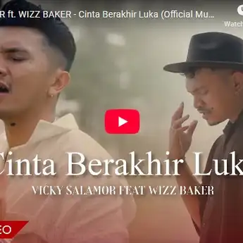 Lirik Lagu Cinta Berakhir Luka - Vicky Salamor ft. Wizz Baker