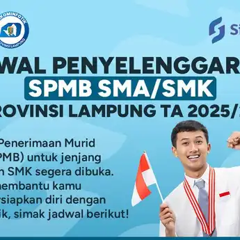 Jadwal, Syarat dan Cara Daftar SPMB Lampung 2025, Buka Mulai Hari Ini!