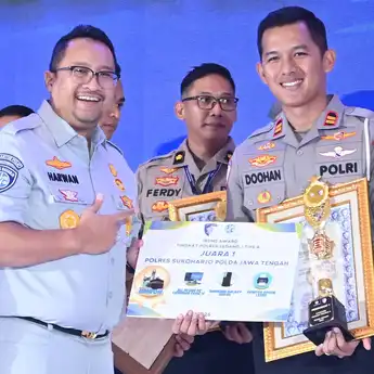 Jasa Raharja dan Korlantas Polri Serahkan IRSMS Award kepada Polda dan Polres Terbaik dalam Pelaporan Kecelakaan
