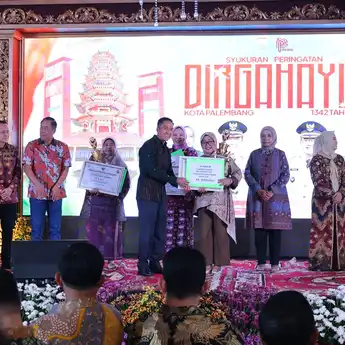 Semarak HUT Palembang ke-1342, Wali Kota Ratu Dewa Gelar Syukuran dan Ajak Semua Pihak Majukan Kota