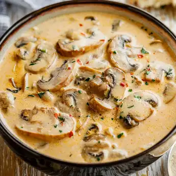 Resep Sup Krim Ayam Jamur, Menu Rumahan di Kala Hujan