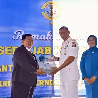 Wabup Sukiryanto Hadiri Ramah Tamah Sertijab Danlantamal XII Pontianak
