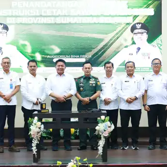 Gubernur Herman Deru Targetkan 48 Ribu Hektare Cetak Sawah, Sumsel Siap Jadi Lumbung Pangan Nasional