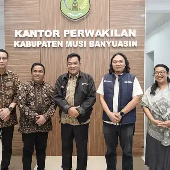 Bupati Muba Sambut TribunSumsel dan Sripo, Dorong Sinergi Menuju Sukses Porprov XV