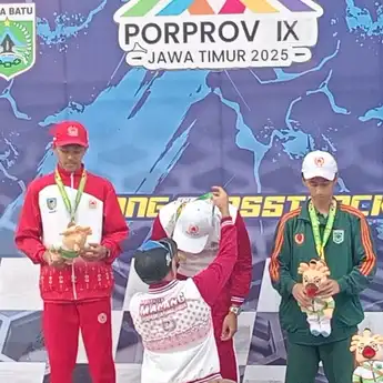 Kota Batu Berhasil Sabet Perunggu di Cabor Grasstrack Porprov IX Jatim 2025