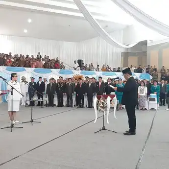 Resmi, Gubernur Lantik Welly Titah-Anisya Bambungan, Tegaskan Perkuat Sinergi Bangun Kepulauan Talaud