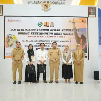 Makassar Siap Cetak Tenaga Konstruksi Bersertifikat dan Berdaya Saing
