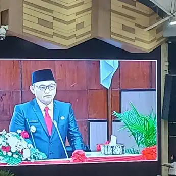 Wagub Kaltim, Seno Aji Hadiri Rapur ke-20 DPRD Kaltim