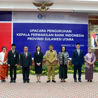 Gantikan Andry Prasmuko, Joko Supratikto Resmi di Kukuhkan Sebagai Kepala KPw BI Sulut