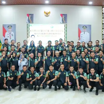Ratu Dewa Lantik Pengurus PB Korpri 2025–2029: Dorong Pembinaan Atlet Muda Lewat Bulutangkis