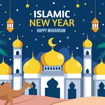 40 Gambar Ucapan Tahun Baru Islam 2025 1 Muharram 1447 H, Gratis