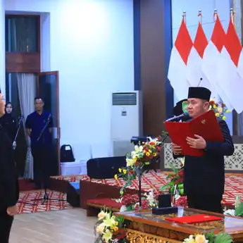 Supriyadi Resmi Jabat Kepala BPKP Sumsel, Herman Deru Tekankan Sinergi Kawal Proyek Strategis