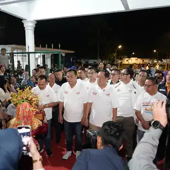 Meriah! Wagub Cik Ujang Resmi Luncurkan Maskot dan Logo Porprov XV & Peparprov V Sumsel 2025