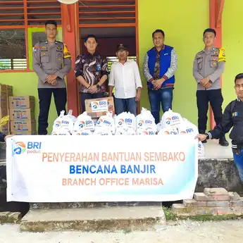 Dukungan Nyata BRI Cabang Marisa Bagi Korban Banjir di Wanggarasi