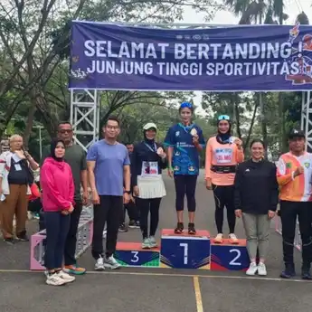 Muba Raih Medali Perak dan Perunggu di Cabor Lari 5K Putri Porprov Korpri 2025