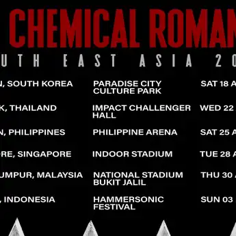 My Chemical Romance Siap Tampil di Jakarta: Hammersonic 2026 Jadi Momen Bersejarah