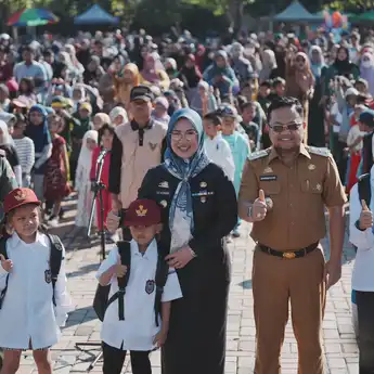 Pemkab Gowa Launching Program Seragam Sekolah Gratis untuk 20 Ribu Siswa Baru