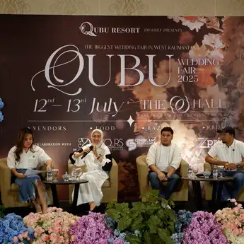 Qubu Resort Hadirkan 76 Vendor Wedding Fair Terbesar di Kalimantan Barat, Tema: 'Past, Present, Future'