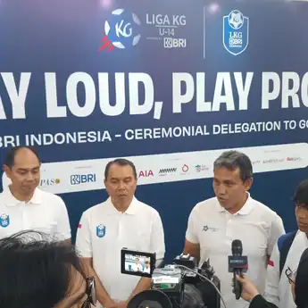 Liga Kompas dan BRI Melepas Keberangkatan Tim LKG BRI ke Piala Gothia di Swedia