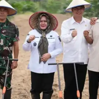 Pemkab Muara Enim Teguhkan Komitmen Wujudkan Swasembada Pangan Lewat Gerakan Tanam Jagung Serentak