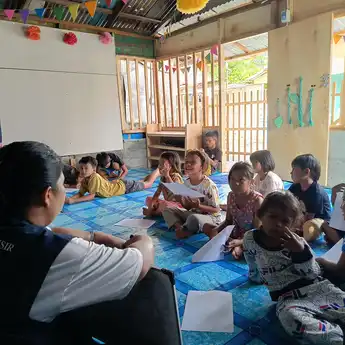 Pertamina Tingkatkan Kualitas Pendidikan Anak Pesisir di Bitung  Lewat Program Pemberdayaan dan Pendidikan Nonformal