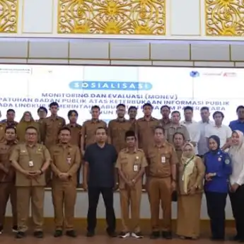 Diskominfo PPU Sosialisasikan Monev Kepatuhan Badan Publik Terhadap Keterbukaan Informasi