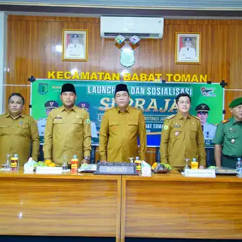Bupati Muba H M Toha Hadiri Tradisi Sedekah Rami dan Sunatan Massal di Babat Toman, Warga Sambut Antusias