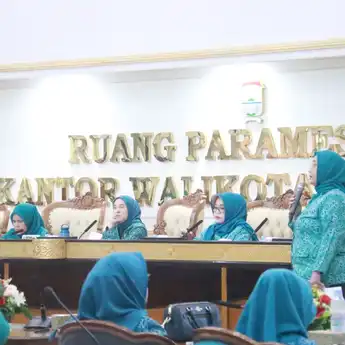 Rakor TP PKK Palembang 2025, Ketua PKK Kecamatan Paparkan Program Unggulan untuk Pemberdayaan Keluarga