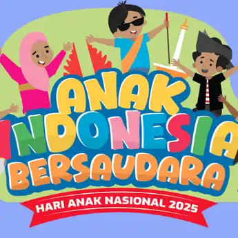 Logo dan Tema Hari Anak Nasional 2025 Resmi, beserta Link Unduh PDF