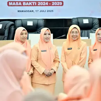 DWP Makassar 2025–2029 Dilantik! Fatma Wahyuddin Ajak Pengurus Jadi Agen Perubahan