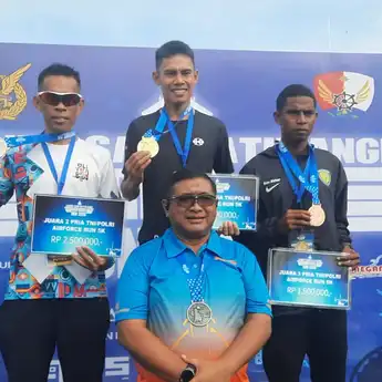 Sambut Peringatan ke 78 Hari Bhakti TNI AU, Lanud Sam Ratulangi Gelar Air Force Run 2025 di Manado