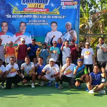 PELTI Muba dan PELTI Prabumulih Gelar Laga Persahabatan, Rajut Kebersamaan Lewat Olahraga