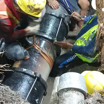 Perbaikan Pipa Bocor Milik Pam Banjarmasin di Pemurus Luar, Berikut Wilayah Terdampak